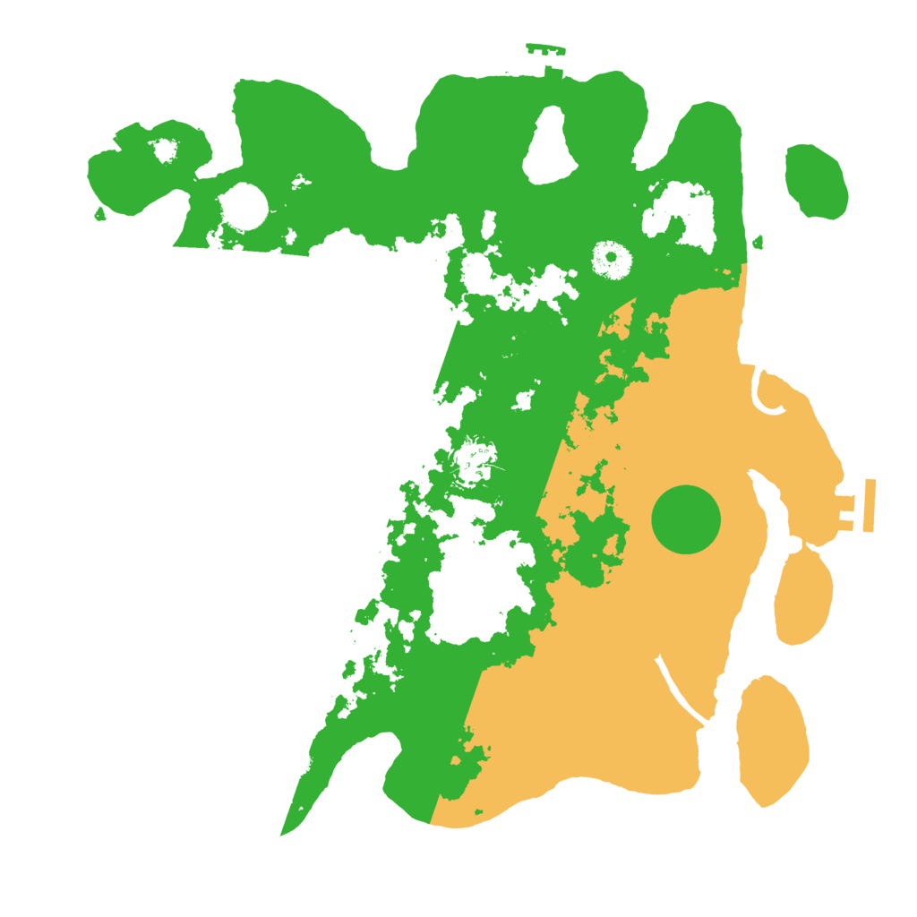 Biome Rust Map: Procedural Map, Size: 3500, Seed: 1358142008