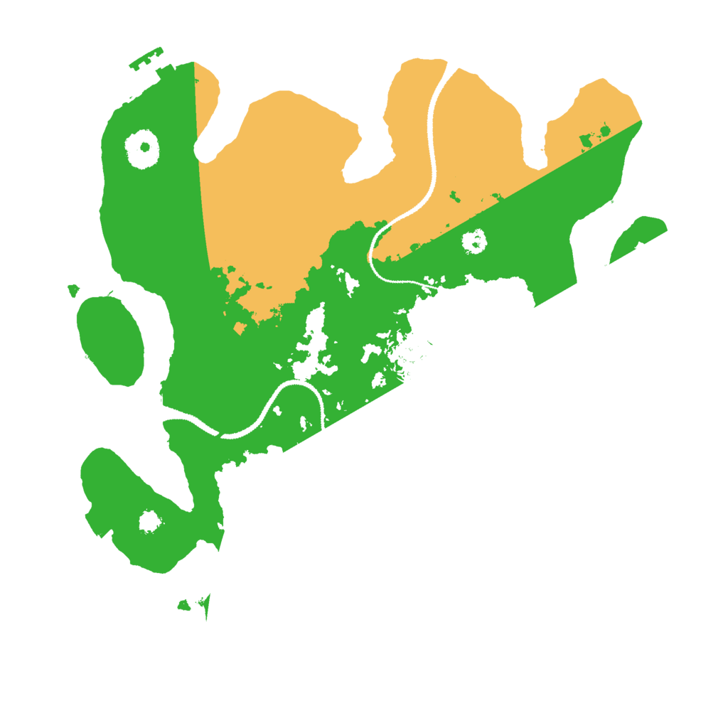 Biome Rust Map: Procedural Map, Size: 3000, Seed: 9089