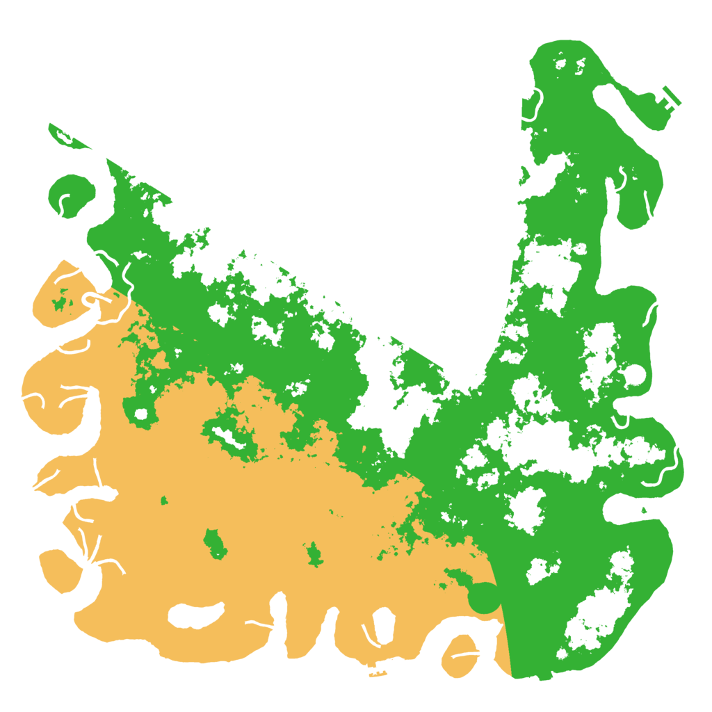 Biome Rust Map: Procedural Map, Size: 6000, Seed: 15341