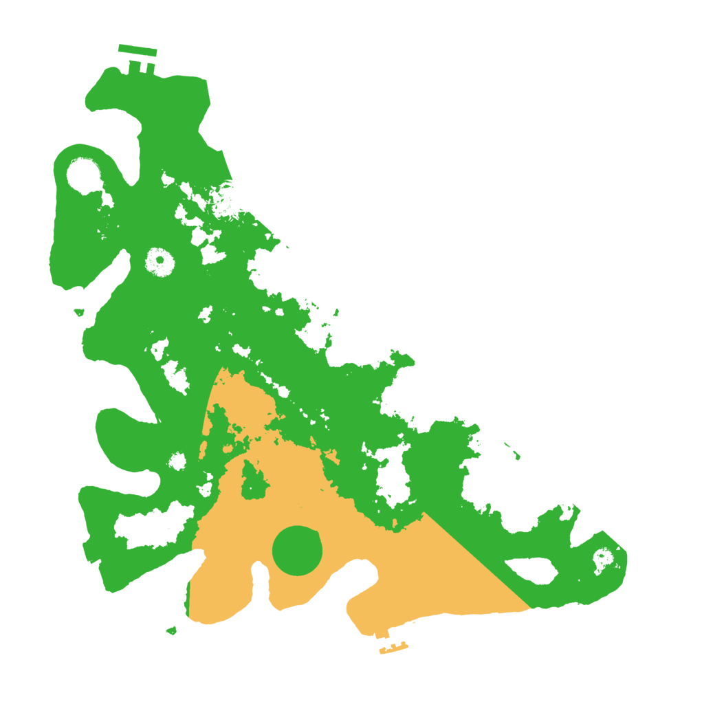 Biome Rust Map: Procedural Map, Size: 3700, Seed: 5998357