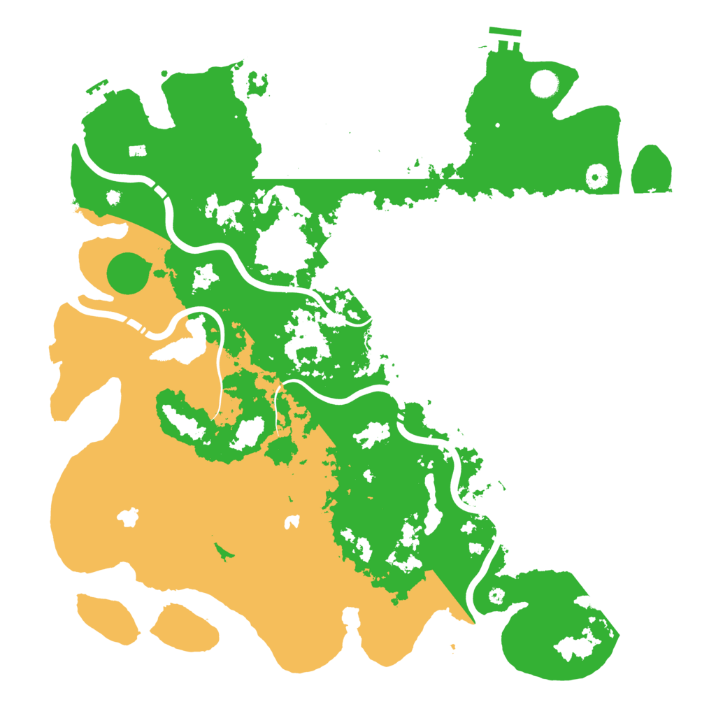 Biome Rust Map: Procedural Map, Size: 4500, Seed: 2348