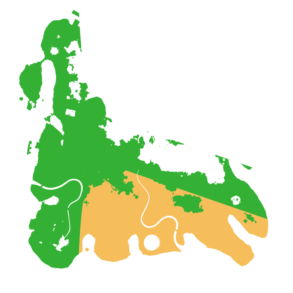 Biome Rust Map: Procedural Map, Size: 3250, Seed: 1160485376