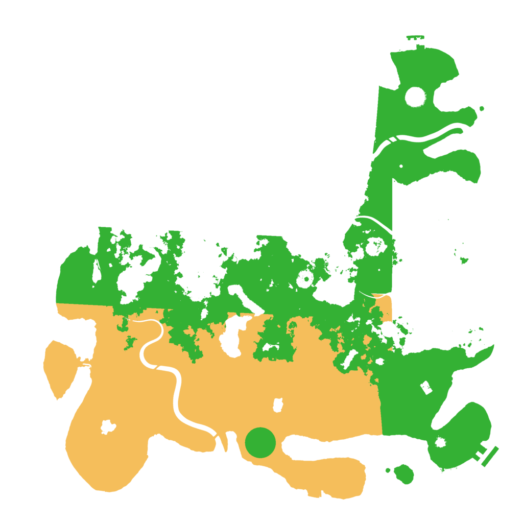 Biome Rust Map: Procedural Map, Size: 4500, Seed: 375478234