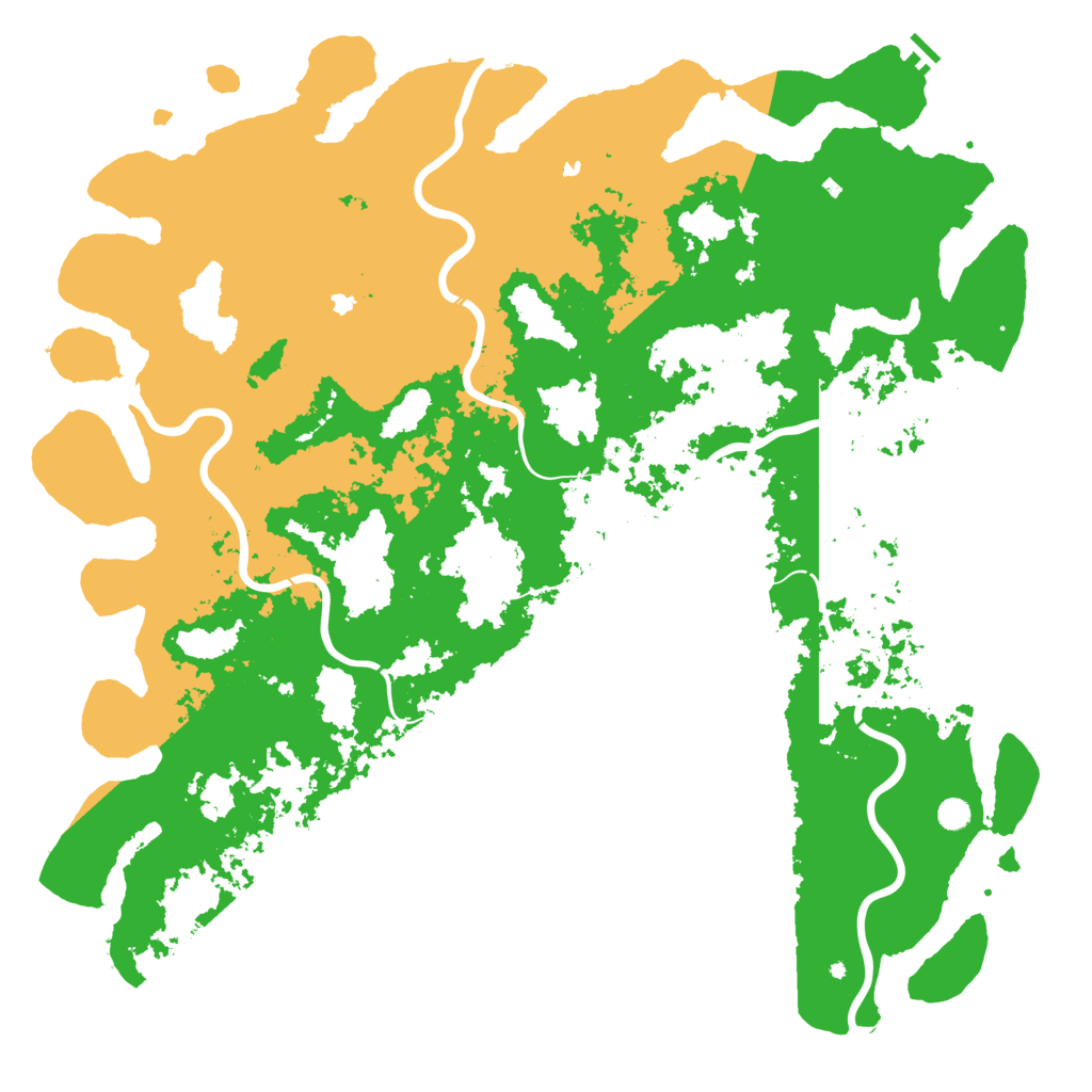 Biome Rust Map: Procedural Map, Size: 6000, Seed: 937145350