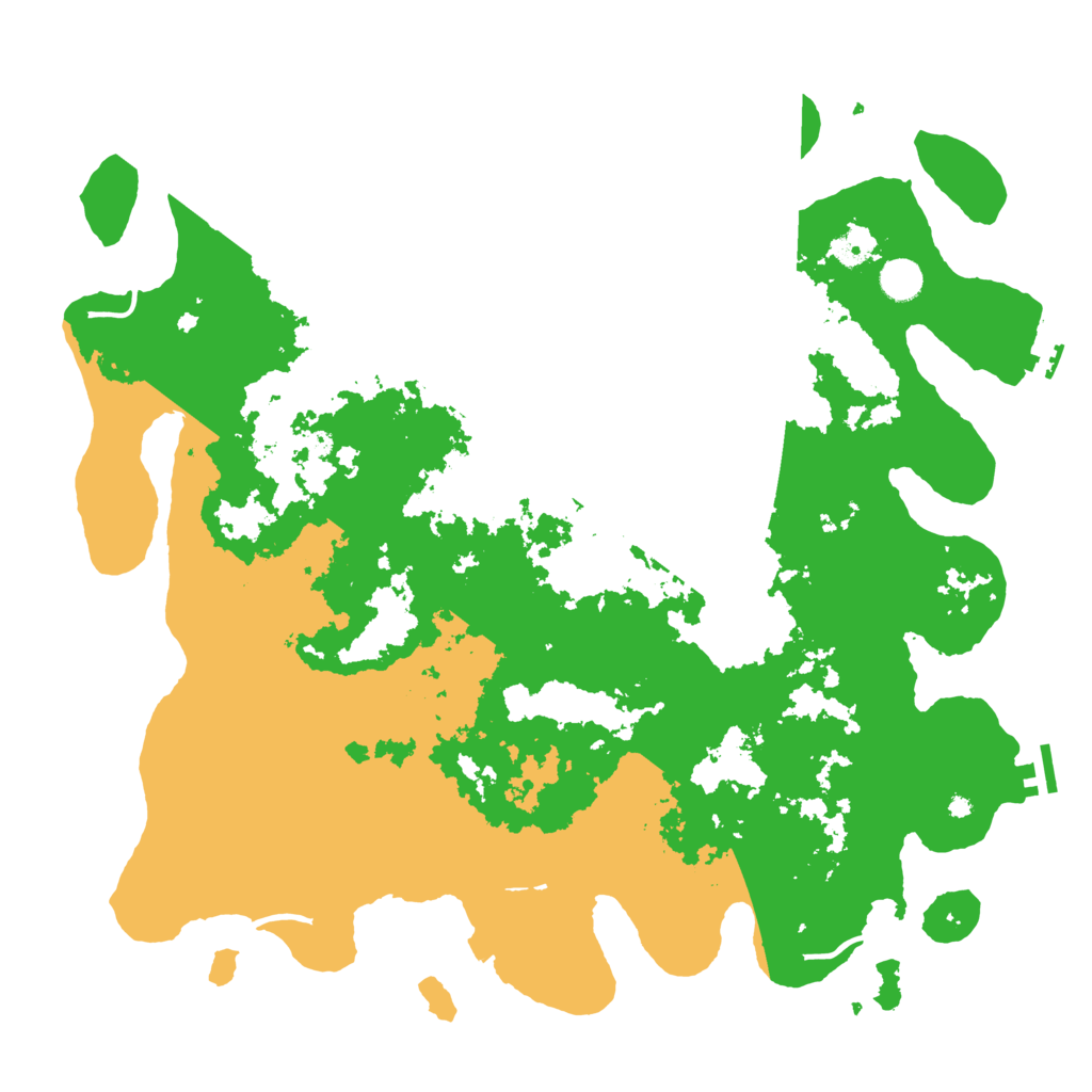 Biome Rust Map: Procedural Map, Size: 4500, Seed: 1816171915