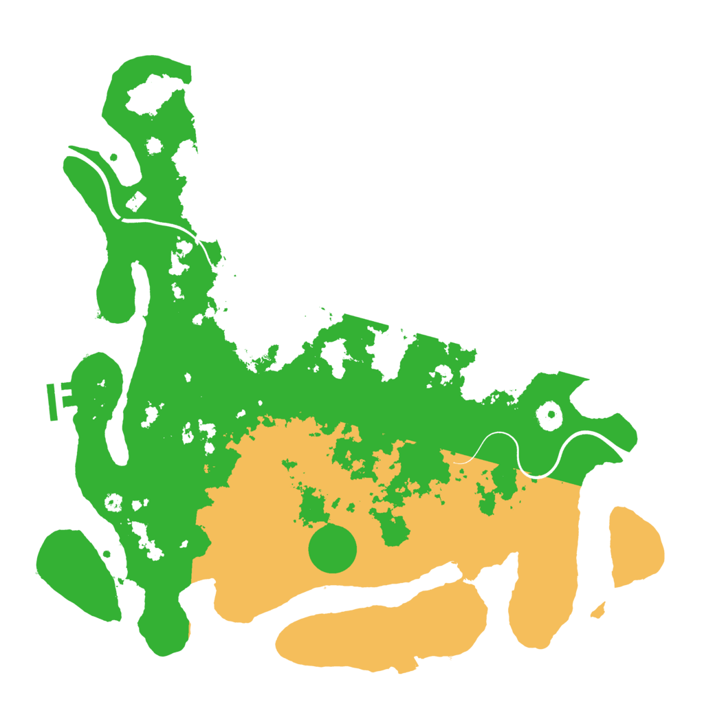 Biome Rust Map: Procedural Map, Size: 3850, Seed: 23221474