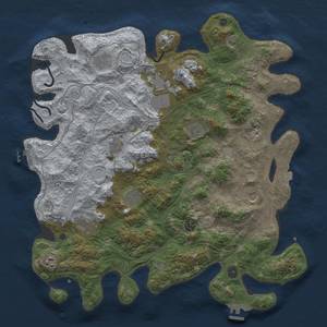 Thumbnail Rust Map: Procedural Map, Size: 4500, Seed: 1070365143, 19 Monuments