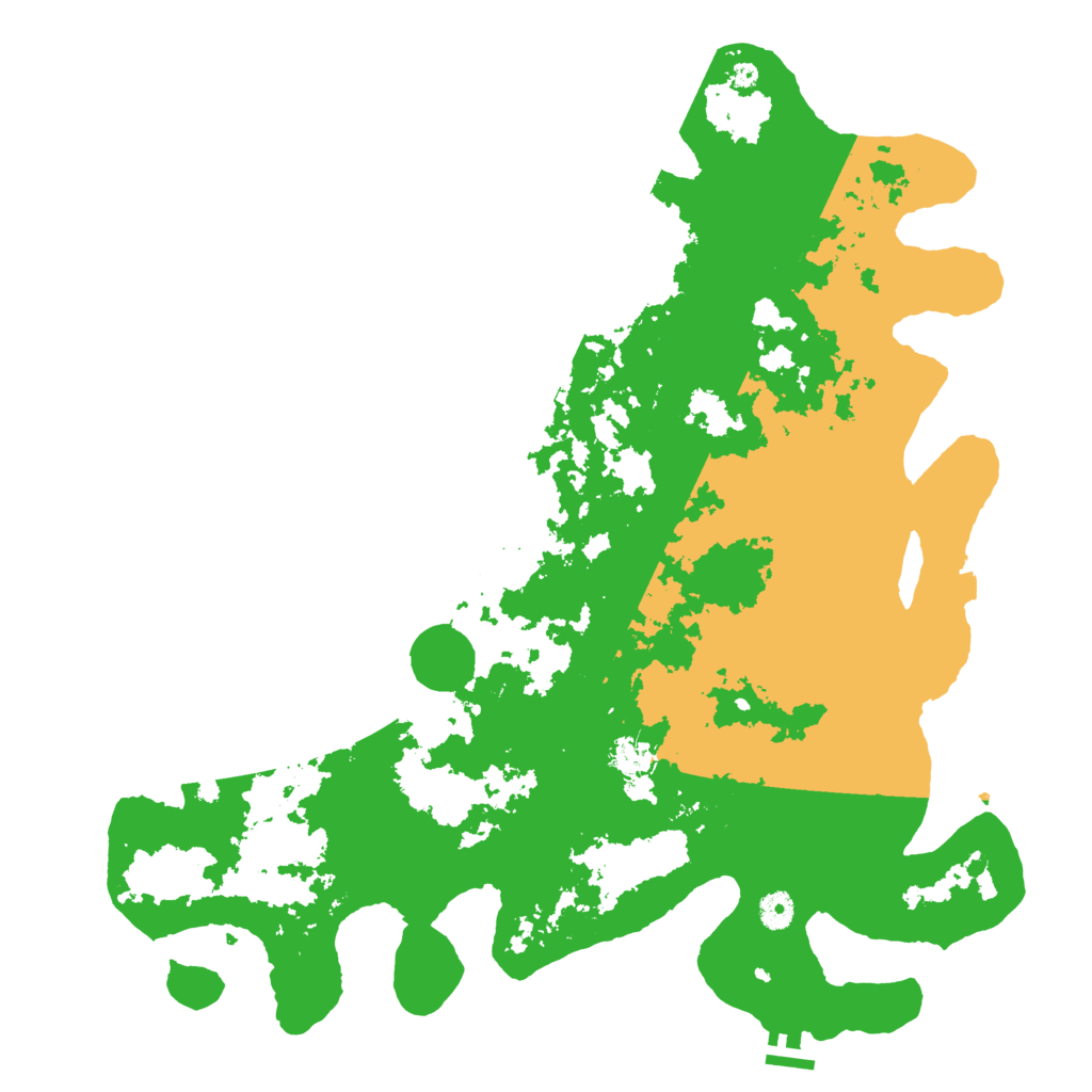 Biome Rust Map: Procedural Map, Size: 4500, Seed: 1070365143