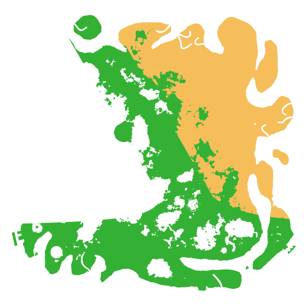 Biome Rust Map: Procedural Map, Size: 4500, Seed: 387119380