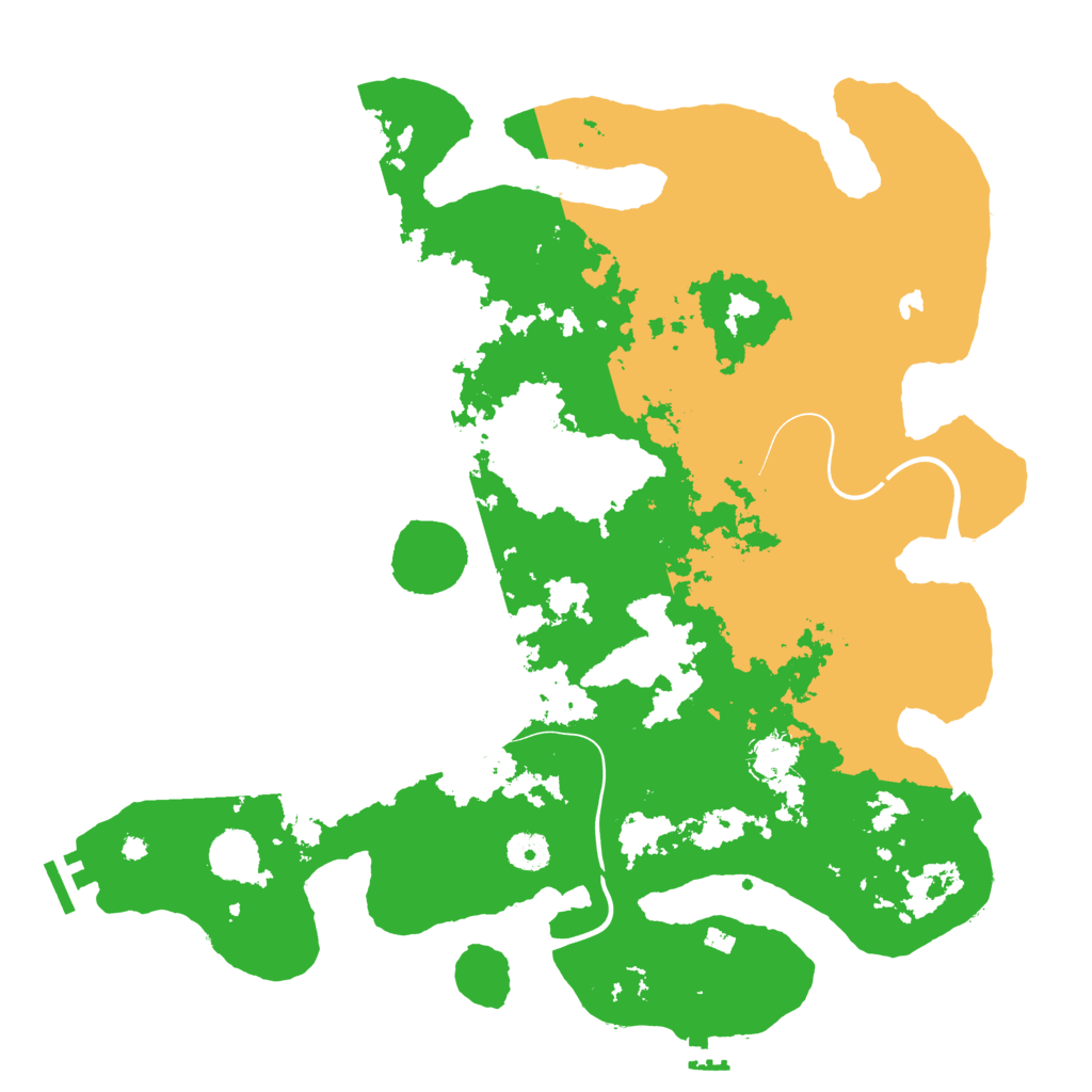 Biome Rust Map: Procedural Map, Size: 4000, Seed: 1443222824