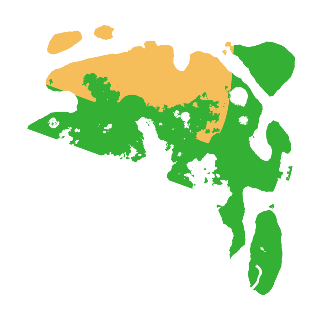 Biome Rust Map: Procedural Map, Size: 3200, Seed: 602471713