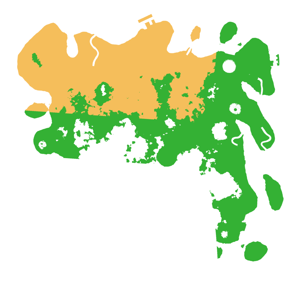 Biome Rust Map: Procedural Map, Size: 4000, Seed: 1010535588