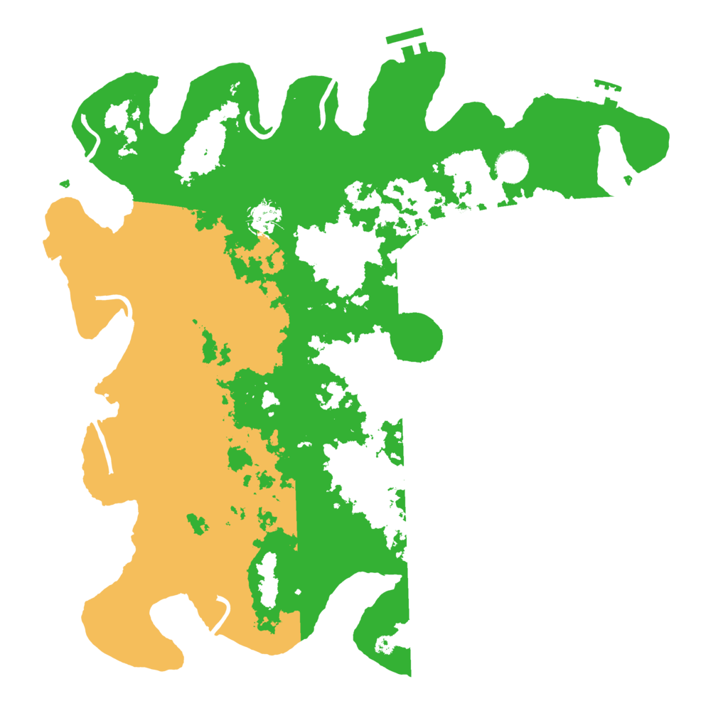 Biome Rust Map: Procedural Map, Size: 3900, Seed: 51440957