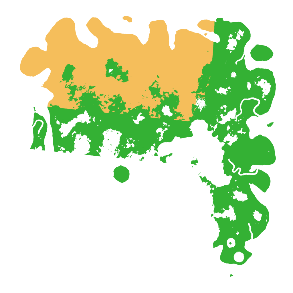 Biome Rust Map: Procedural Map, Size: 5000, Seed: 10773027