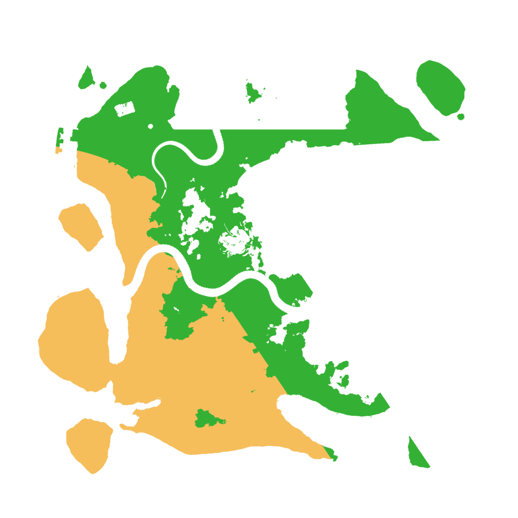 Biome Rust Map: Procedural Map, Size: 3000, Seed: 65822169