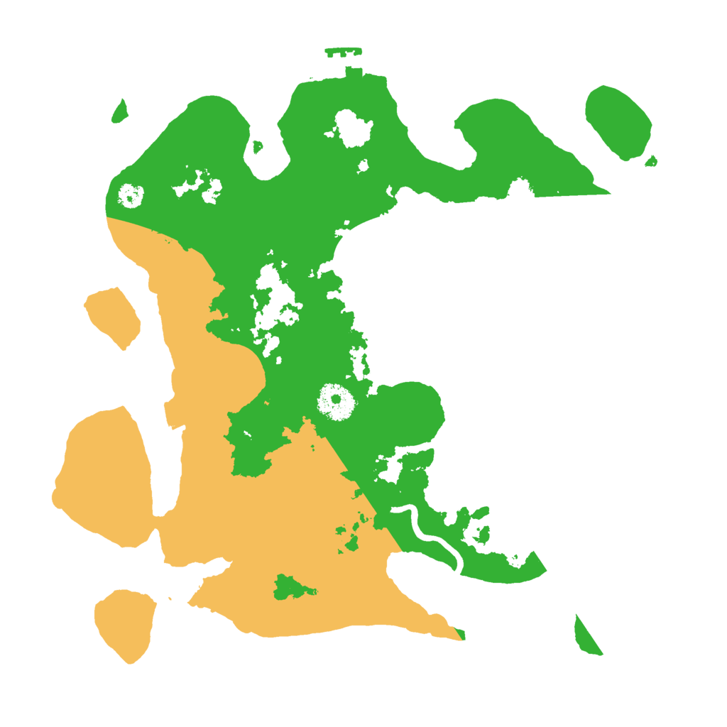 Biome Rust Map: Procedural Map, Size: 3000, Seed: 65822169