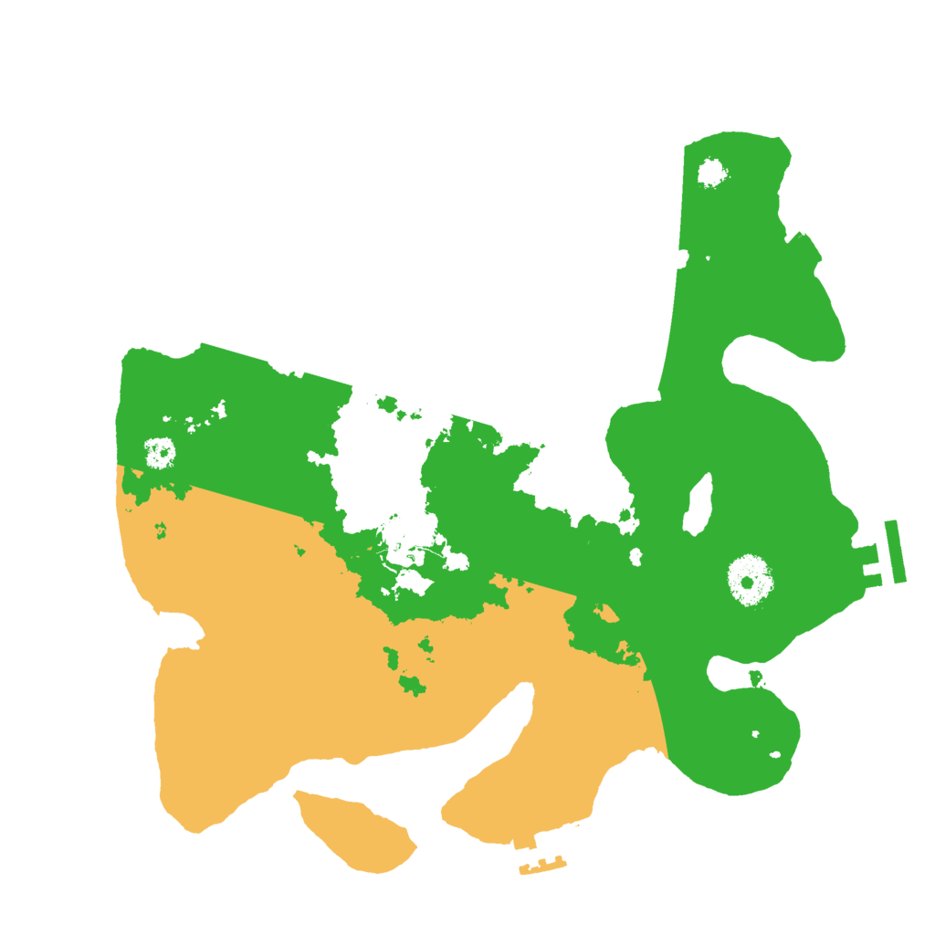 Biome Rust Map: Procedural Map, Size: 3000, Seed: 15025052