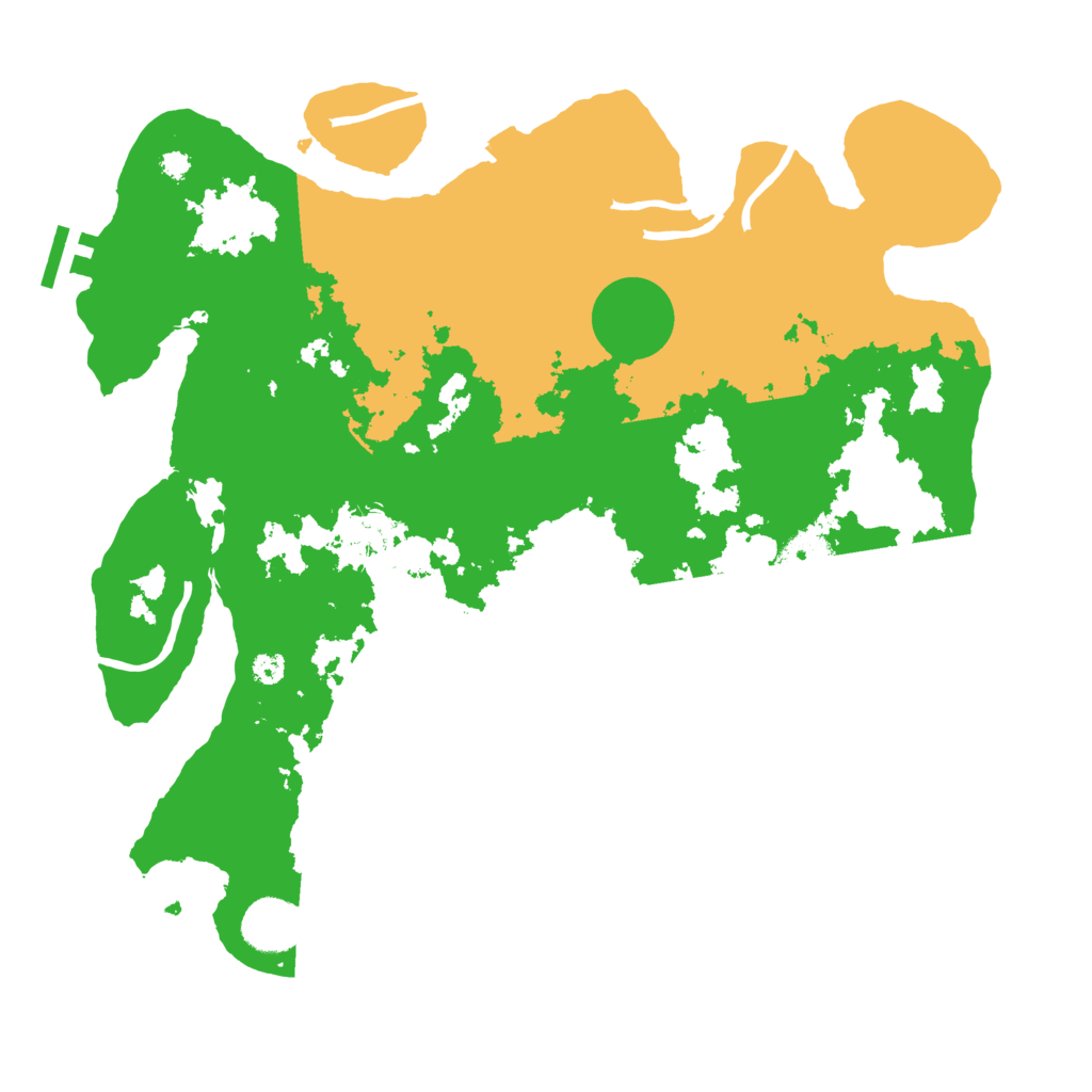 Biome Rust Map: Procedural Map, Size: 3500, Seed: 618678
