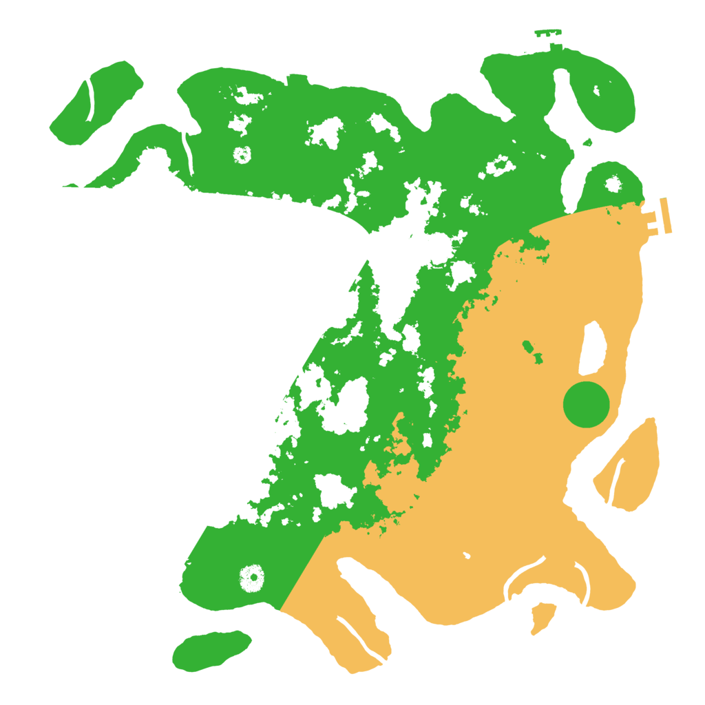 Biome Rust Map: Procedural Map, Size: 4000, Seed: 514729334