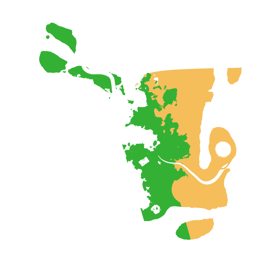 Biome Rust Map: Procedural Map, Size: 3000, Seed: 12413