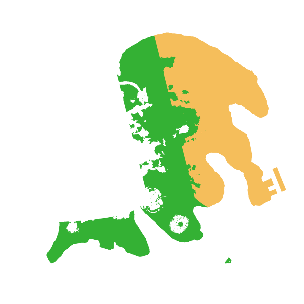 Biome Rust Map: Procedural Map, Size: 2500, Seed: 905822943
