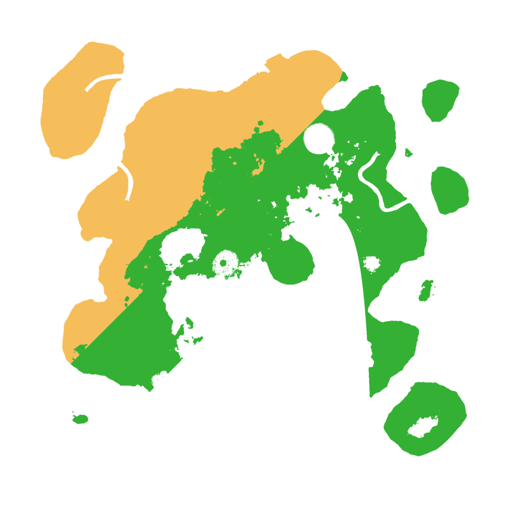 Biome Rust Map: Procedural Map, Size: 3000, Seed: 2095420244