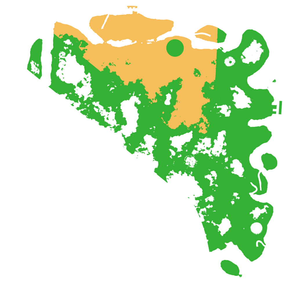 Biome Rust Map: Procedural Map, Size: 4500, Seed: 780314028