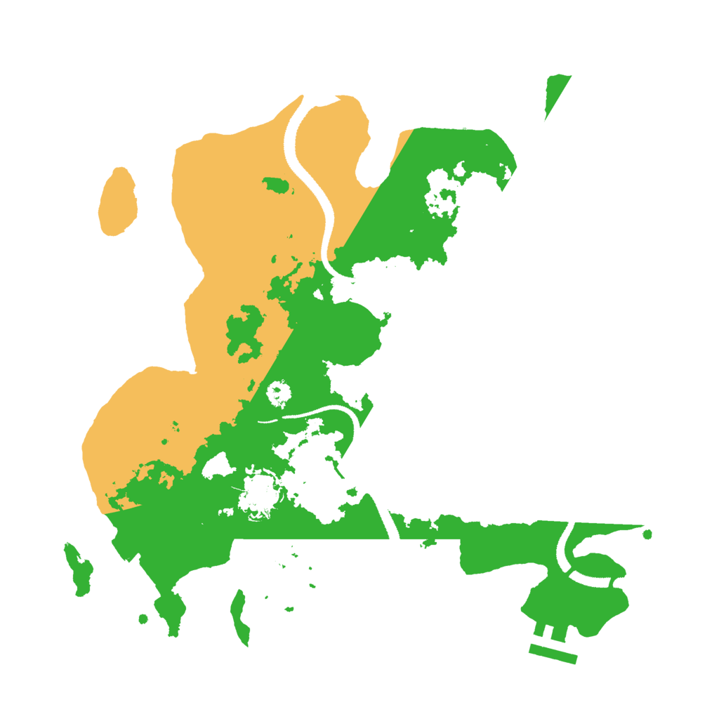 Biome Rust Map: Procedural Map, Size: 3000, Seed: 235345423