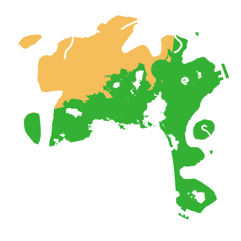 Biome Rust Map: Procedural Map, Size: 3200, Seed: 1220352028