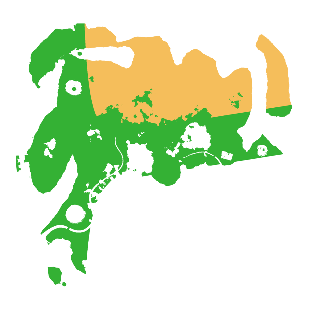 Biome Rust Map: Procedural Map, Size: 3000, Seed: 618678