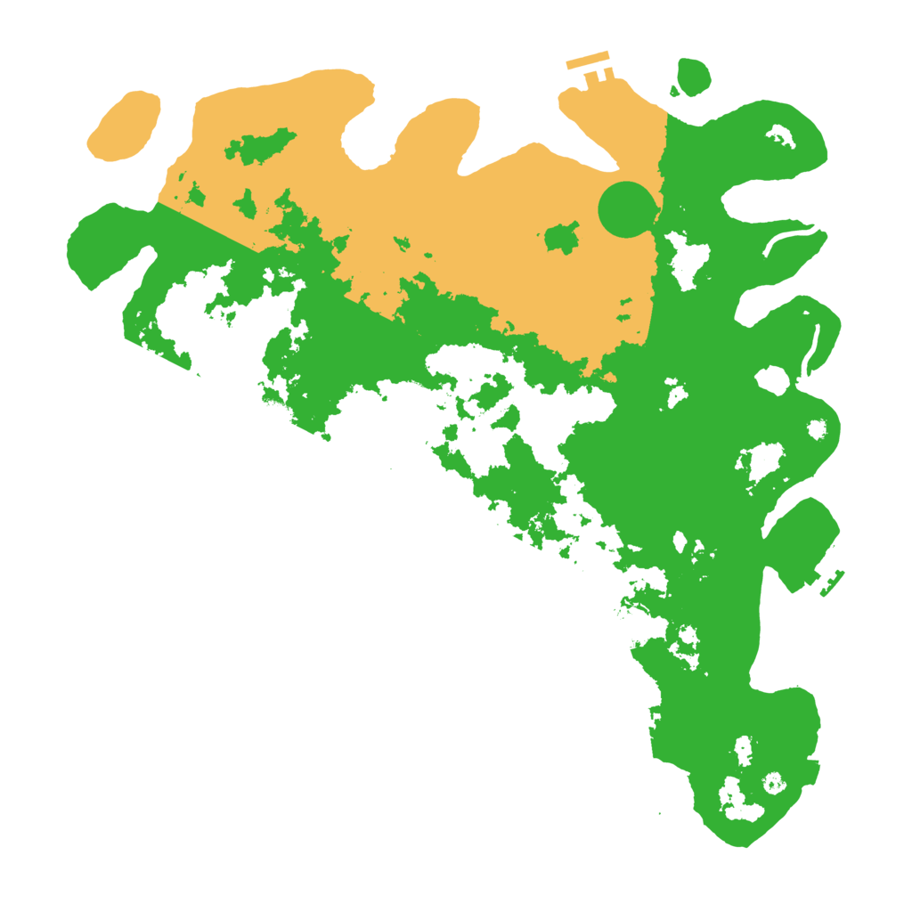 Biome Rust Map: Procedural Map, Size: 4250, Seed: 8154