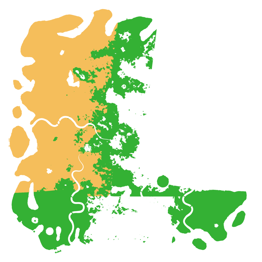Biome Rust Map: Procedural Map, Size: 6000, Seed: 72123