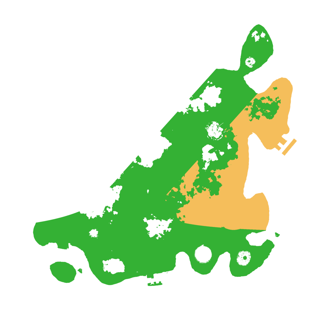 Biome Rust Map: Procedural Map, Size: 3300, Seed: 332454190