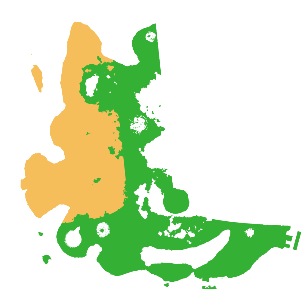 Biome Rust Map: Procedural Map, Size: 3300, Seed: 717621820