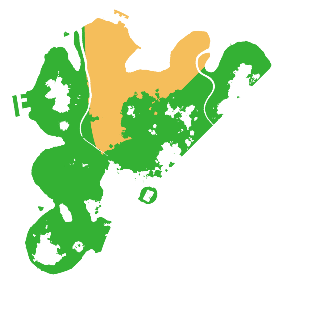 Biome Rust Map: Procedural Map, Size: 3000, Seed: 1484481779