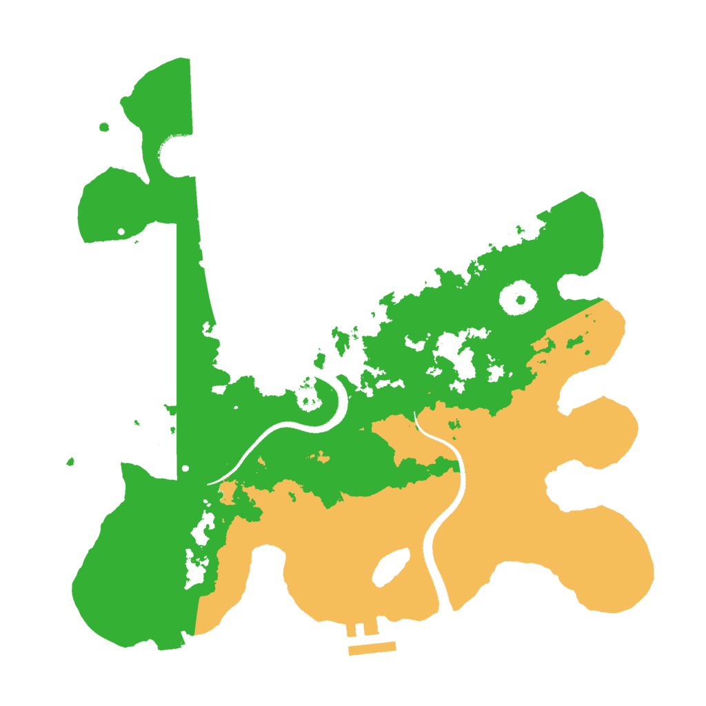 Biome Rust Map: Procedural Map, Size: 3000, Seed: 1035769863