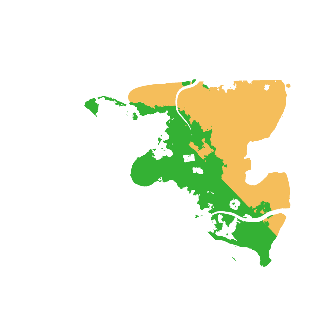 Biome Rust Map: Procedural Map, Size: 3000, Seed: 89752185