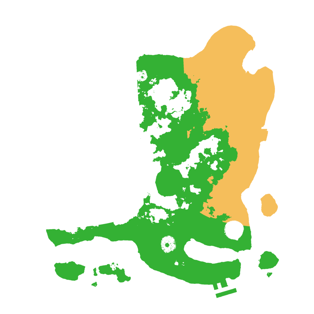 Biome Rust Map: Procedural Map, Size: 3000, Seed: 2072844964