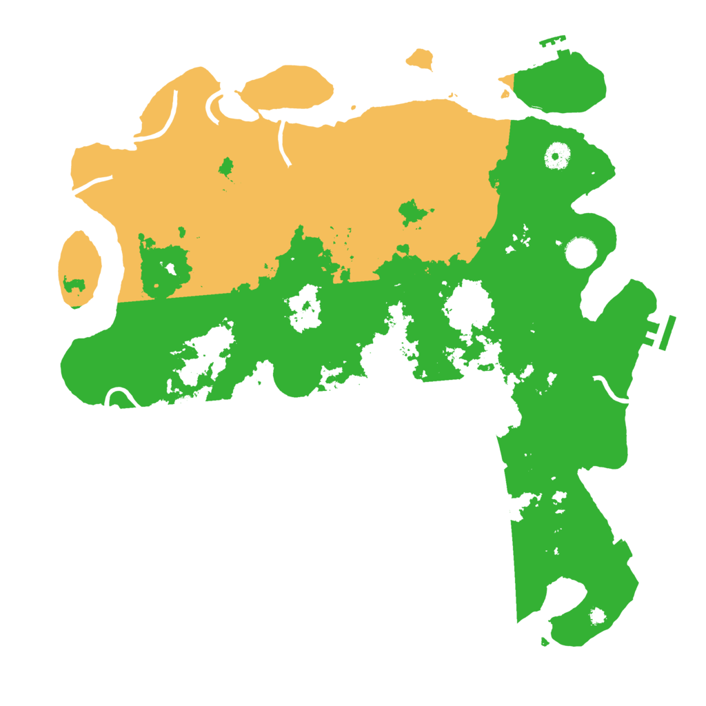 Biome Rust Map: Procedural Map, Size: 4000, Seed: 1298796046