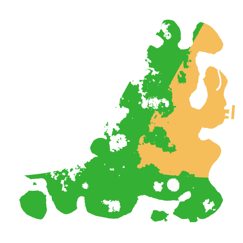 Biome Rust Map: Procedural Map, Size: 3500, Seed: 1016290633