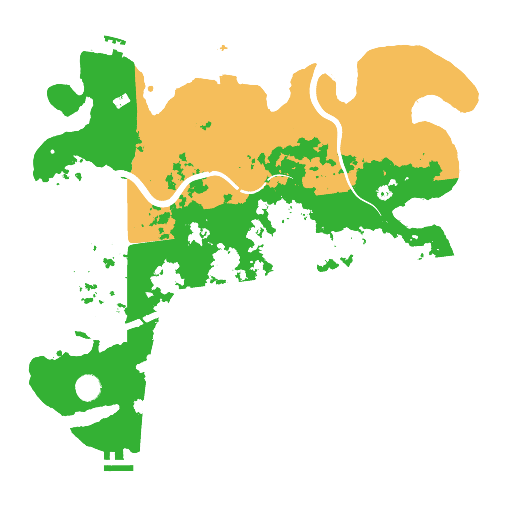 Biome Rust Map: Procedural Map, Size: 3500, Seed: 1360770564