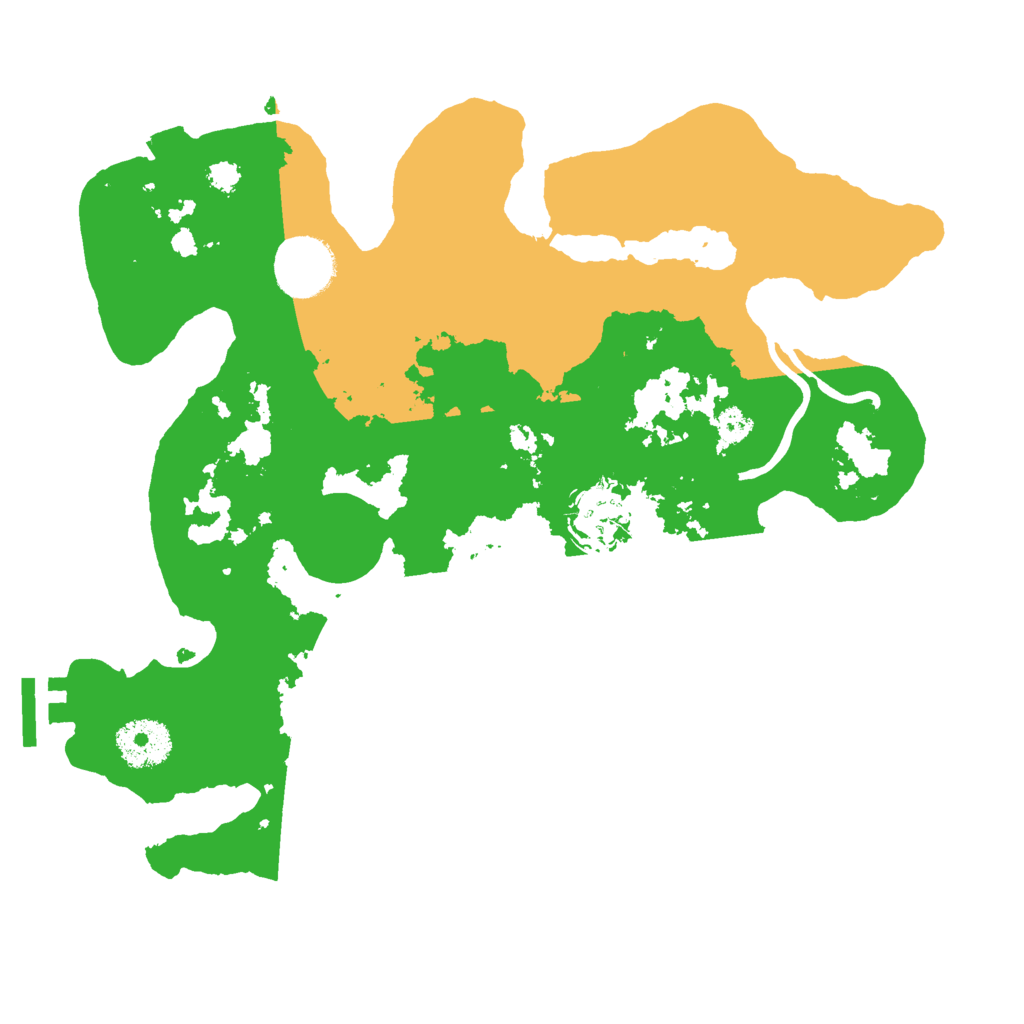 Biome Rust Map: Procedural Map, Size: 3000, Seed: 1360770564