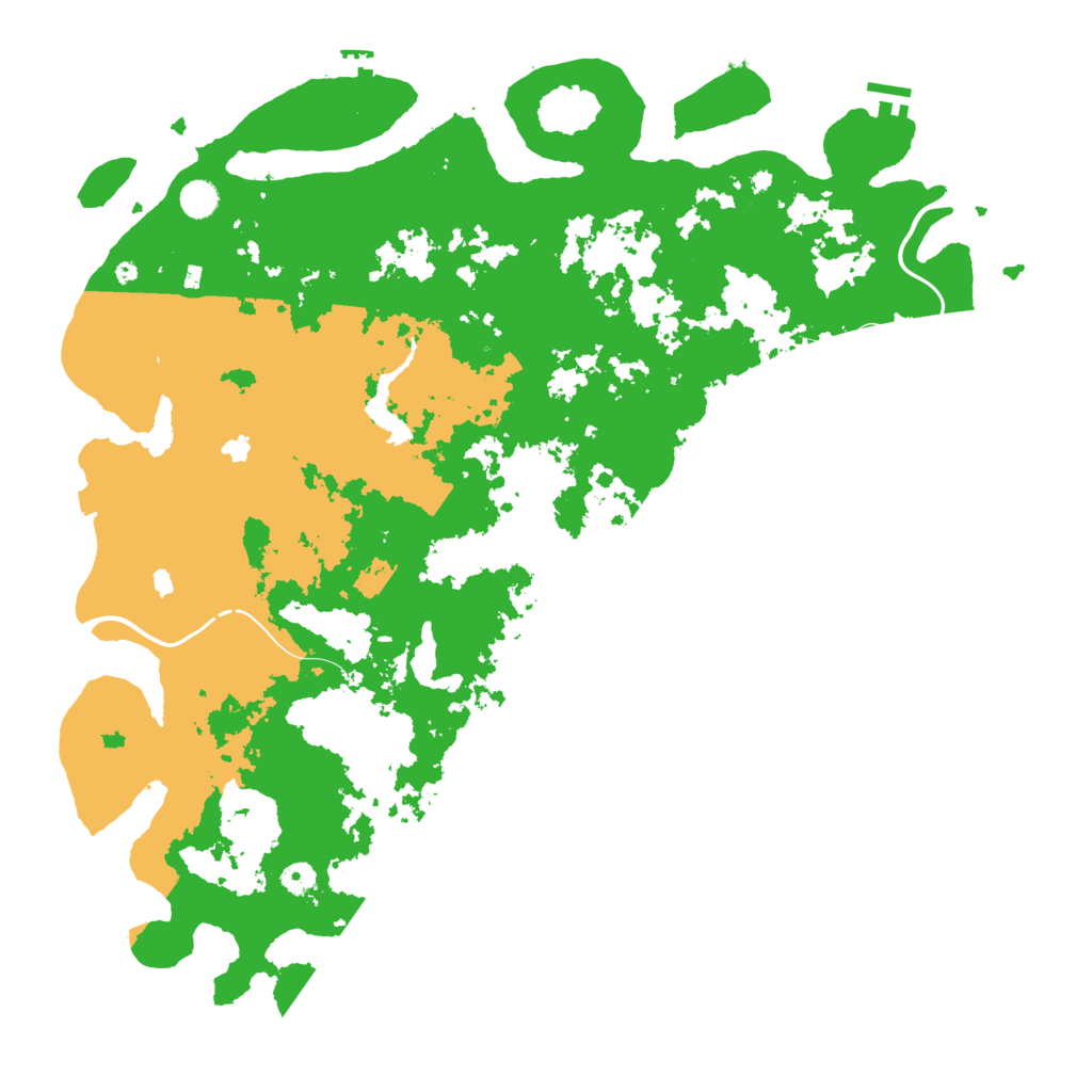 Biome Rust Map: Procedural Map, Size: 5000, Seed: 1995415399