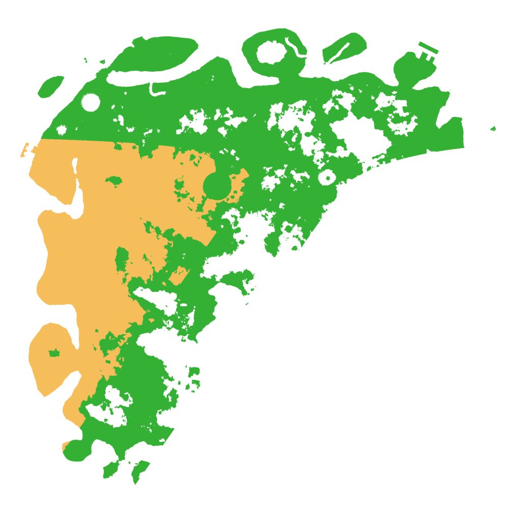 Biome Rust Map: Procedural Map, Size: 5000, Seed: 1995415399