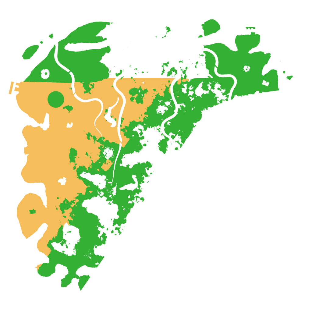 Biome Rust Map: Procedural Map, Size: 5000, Seed: 1995415399