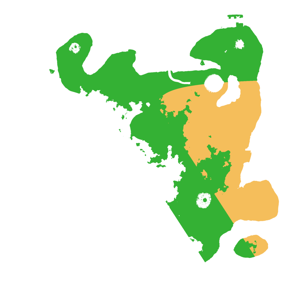 Biome Rust Map: Procedural Map, Size: 2976, Seed: 791071945