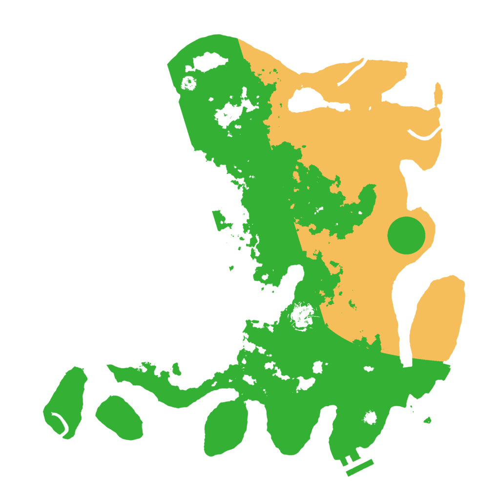 Biome Rust Map: Procedural Map, Size: 3500, Seed: 479685997