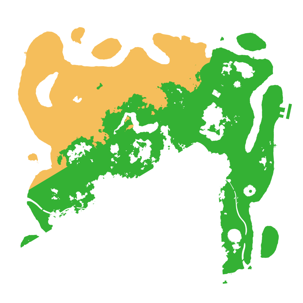 Biome Rust Map: Procedural Map, Size: 4000, Seed: 514729335