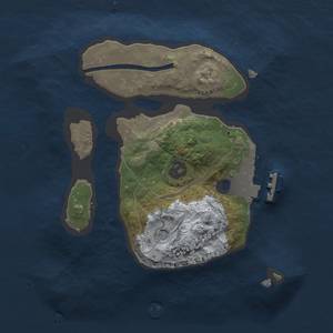 Thumbnail Rust Map: Procedural Map, Size: 1800, Seed: 1693441868, 5 Monuments