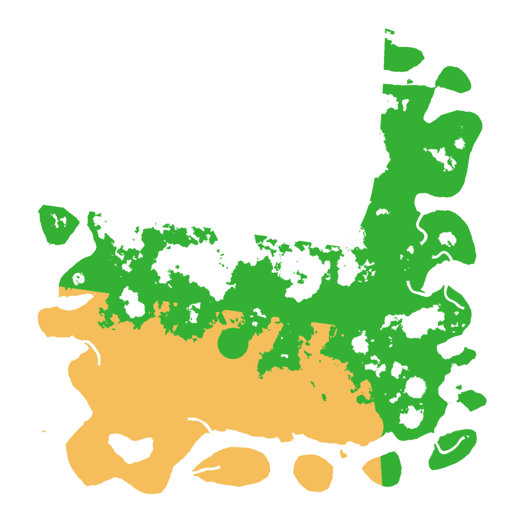 Biome Rust Map: Procedural Map, Size: 4500, Seed: 866224922